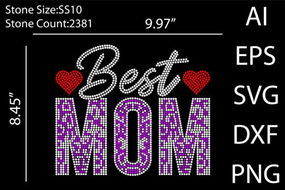 Best Mom Rhinestone Templates Design Review