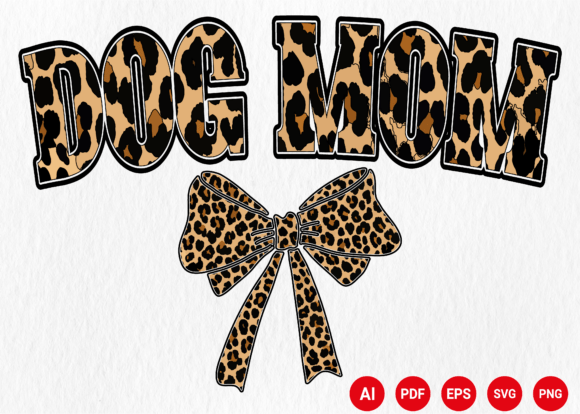 Coquette Dog Mom Leopard Bow Varsity Design Review