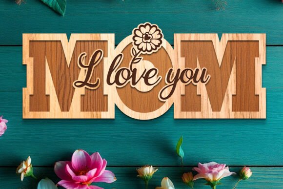 Layered Mom Love Laser Cut SVG Review for Real Embroidery Use