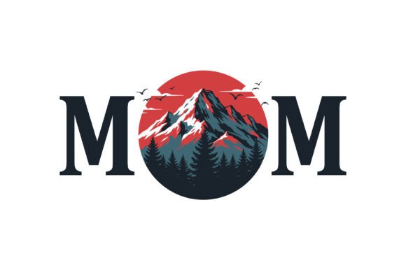 Mom Mountain Nature Sunset Design Review for Real Embroidery Projects