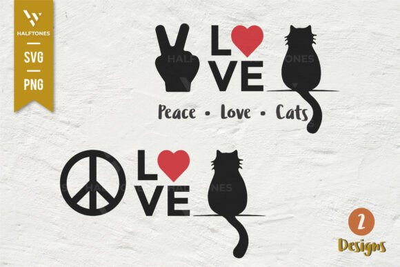 Peace Love Cats: A Cat Lover’s Embroidery Dream?